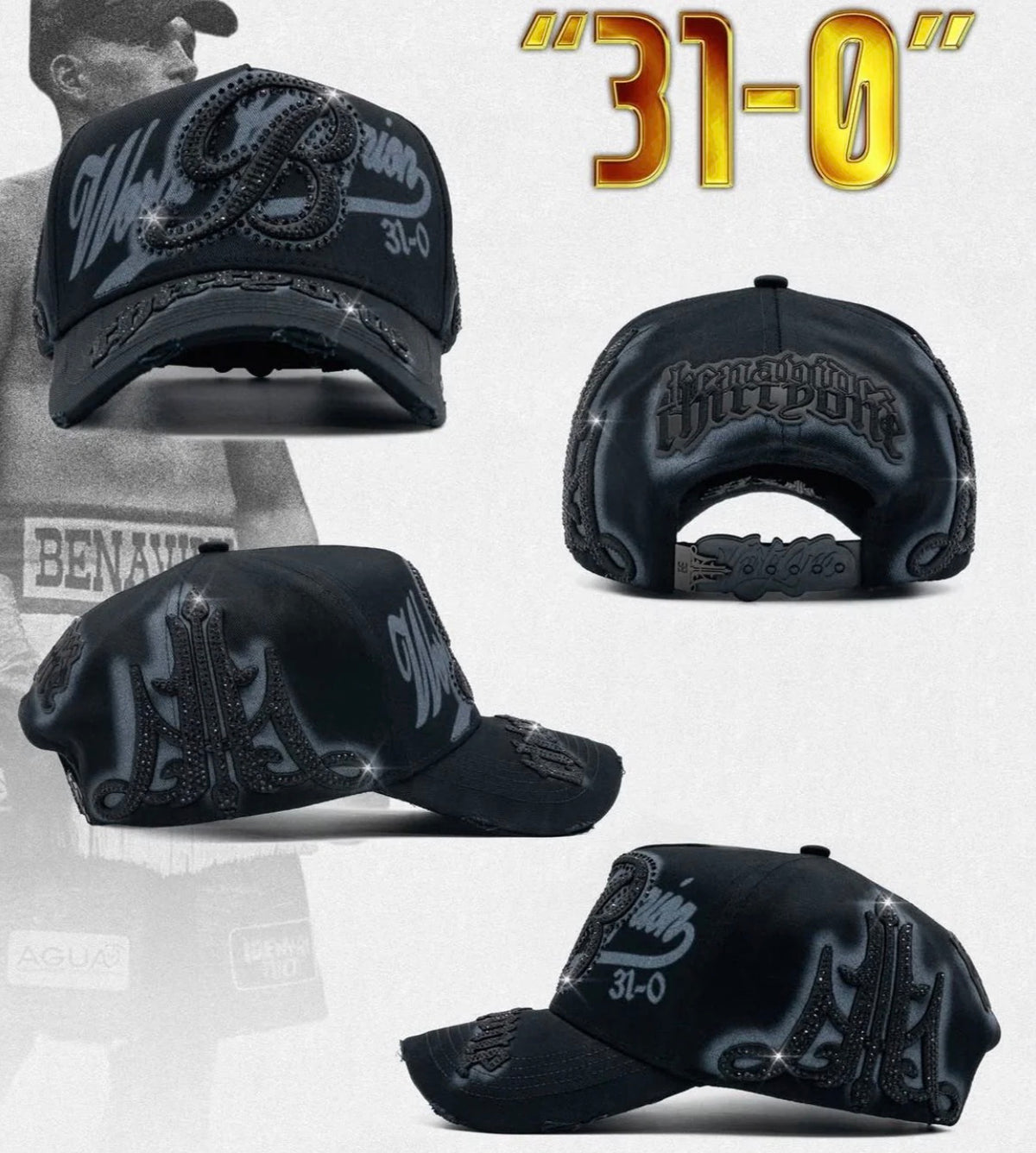 Gorra 31 hats x Benavidez "31-0"